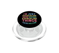 Evangeline Here Doing Evangeline Things Nome Evangeline PopSockets PopGrip per MagSafe