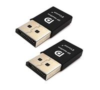 EVanlak DispalyPort Headless Ghost Display Emulator for PC 4K DP Dummy Plug (fit Headless 1080@60Hz- 3840x2160@60hz)-2Pack