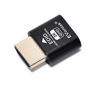 EVanlak HDMI Dummy Plug Headless Ghost Display Emulator Premium Aluminum PC（Fit Headless-1920x1080 New 3RD@60Hz）-1pack