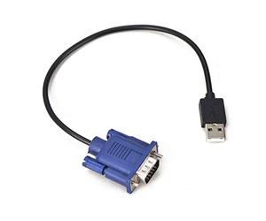 EVanlak USB-VGA Dummy Plug Headless Ghost Functionally Stable Dummy Plug Conductive Performancevga Headless RGB Display Emulator Operating System Boot and Load Resolutions up to 1080p@60Hz…