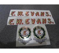 Evans Adesivi Nuova Set di Quattro Adesivi Nessuno Meglio