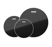 Evans Black Chrome Rock Tom Pack Pelli per Batteria 10", 12", 16"