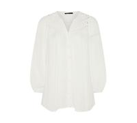 Evans Camicetta Evans a maniche lunghe in macramè 48 Bianco