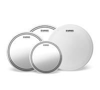 EC2S Clear Fusion - Confezione pelli (10", 12", 14") con pelle battente per rullante HD Dry da 14"