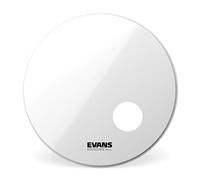 Evans BD18RSW Pelle Risonante Liscia EQ3 per Grancassa, 18", Bianco