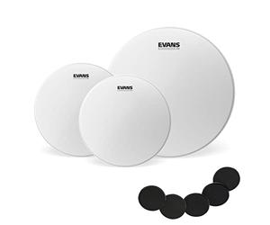 Evans ETP-G2CTD-S Tompack Coated Standard 12/13/16 + Keepdrum Damper Pads Set 5 pezzi