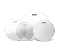 Evans G2 Clear Standard - Confezione pelli (12", 13", 16") con pelle battente per rullante HD Dry da 14"