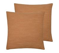 Evans Lichfield Cuscini pieni di Poliestere Dalton Twin Pack, Sienna, 43 x 43cm, 2 unità