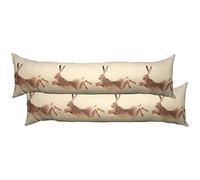 Evans Lichfield Hunter Che Salta la Suprema della Lepre esclusa, Multicolor, 92 x 23cm, 2 unità