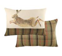 Evans Lichfield Hunter-Cuscino Imbottito con Piuma di Leaping, Multicolore, 40 x 60 cm