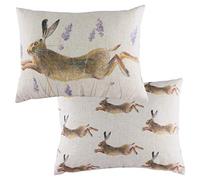 Evans Lichfield Hunter Leaping-Cuscino Imbottito in Poliestere, Multicolore, 40 x 60 cm