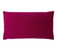 Evans Lichfield Sunningdale in Poliestere Cuscino Pieno, Rosso Ciliegia, 30 x 50cm