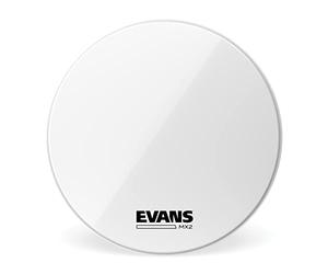 Evans Marching BD20MX2W Base per Tamburo, 0,19 mm, con Anello di Smorzamento 50,80 cm (20") 50,8 cm, Colore: bianco