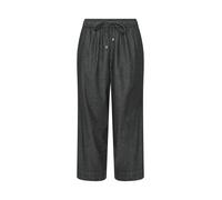 Evans Pantaloni a gamba larga in cotone Evans 40 Nero