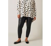 Evans Pantaloni Evans rivestiti in PU 44 Nero