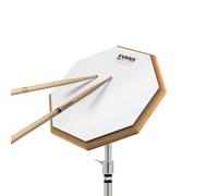 Drum pad Evans RealFeel Attacktile - Pad per l'esercitazione - Pad rivestito in UV - 1 lato, kit didattico - 10 pollici