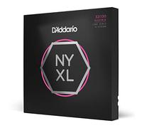 D'Addario NYXL32130 - Corde avvolte in nickel per basso a 6 corde, scalatura leggera normale, 32-130, scala lunga