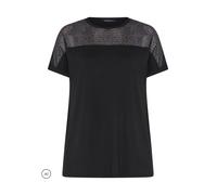 Evans Top Evans decorato con lustrini 44 Nero