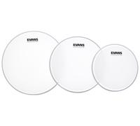 Evans UV2 Coated, Confezione di Pelli per Tom Pack, Fusion (10", 12", 14")