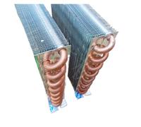 Evaporatore A Tubo Di Rame For Frigorifero, Radiatore A Cavallo Da 1/4 CV, Condensatore Raffreddato Ad Aria For Congelatore, 180-250 W(1/4HP large)