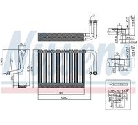Evaporatore, Climatizzatore anteriore per ALPINA BMW ROLLS-ROYCE 5 6 7 B5 B6 B7