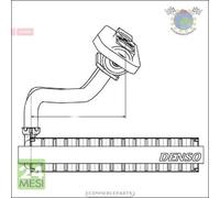 Evaporatore climatizzatore Denso per ABARTH GRANDE PUNTO ALFA ROMEO MITO FIAT O