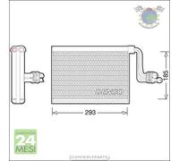 Evaporatore climatizzatore Denso per BMW X3 F25 xDrive X1 E84 sDrive 3 E93 335