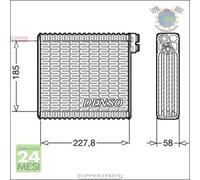 Evaporatore climatizzatore Denso per FIAT STILO