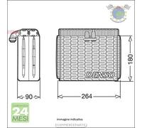 Evaporatore climatizzatore Denso per IVECO DAILY VI