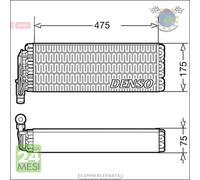 Evaporatore climatizzatore Denso per IVECO STRALIS