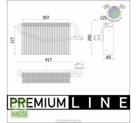 Evaporatore climatizzatore Mahle per MERCEDES CLASSE CLC 350 250 230 220 200 18