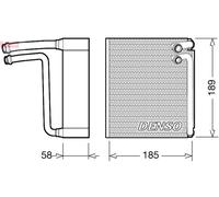 Evaporatore, Climatizzatore per ABARTH FIAT FORD 500 500 / 595 / 695 KA PANDA