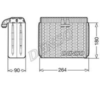 Evaporatore Climatizzatore PER Fiat Bravo I 1.4 59 KW 80 CV
