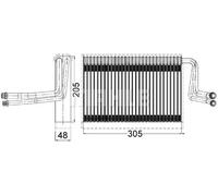 Evaporatore climatizzazione AE 113 000S MAHLE per BMW 3 Touring X1 3 Cabriolet 3