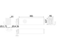 MAHLE ORIGINAL AE 192 000S Evaporatore climatizzatore