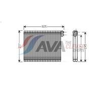 Evaporatore climatizzazione AVA COOLING TOV484 LEXUS GS (_S19_) 3 2005-2011