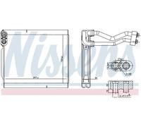 NISSENS 92380 Evaporatore climatizzatore
