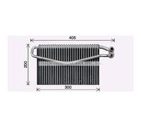 Evaporatore, impianto di climatizzazione HIGHWAY AUTOMOTIVE MEV310