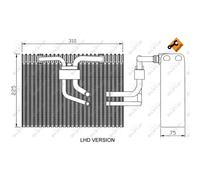 Evaporatore, impianto di climatizzazione NRF 36100