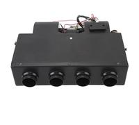 Evaporatore per Aria Condizionata, Gruppo Evaporatore AC Facile da Installare Anti Impatto 4 Porte per Camper (12V)