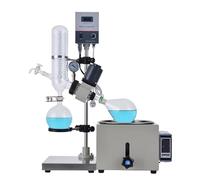 Evaporatore rotante 1/2/3/5 l, evaporatore rotante a bagnomaria laboratorio, distillatore estrazione con decompressione sotto vuoto, utilizzato for la purificazione e l'estrazione solventi(1L)
