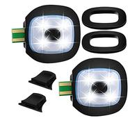 Evarbuild 2 pezzi USB ricaricabile per beanie a LED, sostituibile per fai da te luce per uomini e donne
