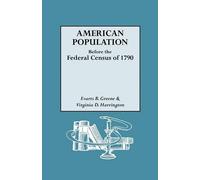Evarts Boutell Greene Virgin American Population before the Federal (Tascabile)