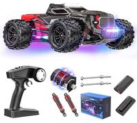 EVARY Auto telecomandata 1:12 con luci, 48 km/h, motore brushless RC Auto,Offroad Hobby Grade Monster Crawler con 2 batterie 45 minuti di autonomia, per adulti, bambini