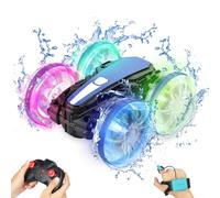 EVARY Macchina Telecomandata per Bambini,2.4GHZ Veicolo di Telecomando Anfibio, Auto Acrobatica 4WD Controllata a Mano, 360°Rotazione Stunt Car Offroad RC Veicolo,Regalo di Compleanno e Festività.