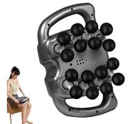 Evasea Massager, Evasea Revive - 16-Drive 8-Head Massage Gun Set, 30 Intensity Levels & 3 Smart Modes, 50kg Deep Pressure, Noise-Free for Neck, Shoulders, Upper Arms, Buttocks (Gray,16-heads)