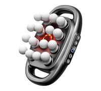 Evasea Massager, Evasea Revive 16 head massage gun, with 9 Levels & 9 Modes, Noise-Free Massage, 50kg Deep Pressure, for Back, Shoulders, Legs, Foot (Black)