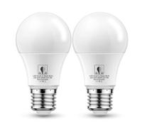 EvaStary Lampadina LED Sensore Crepuscolare, E27 Lampadine LED con Sensore, 9W Bianco Freddo 6000K, Auto On/Off, 800LM, Equivalent E27 60W, per Veranda Giardino Porta d'ingresso Corridoio, 2 Pezzis