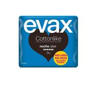 Evax Cottonlike Night con Wings Sanitary Towels 9 Units