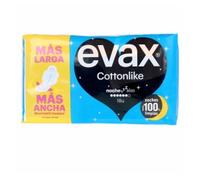 Evax Cottonlike Night Pads Wings 18 Un